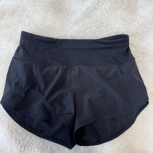 Lululemon Speed Up 2.5in Women's Black Athletic Shorts